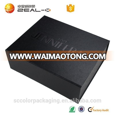 New Products Luxury paperboard packing box/ magnetic closure gift box/ folable custom shoe box