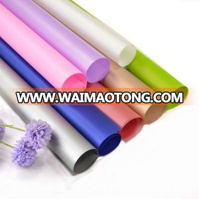 Wholesale Fashion New Platic Wrapping Paper Flower Packing paper Waterproof