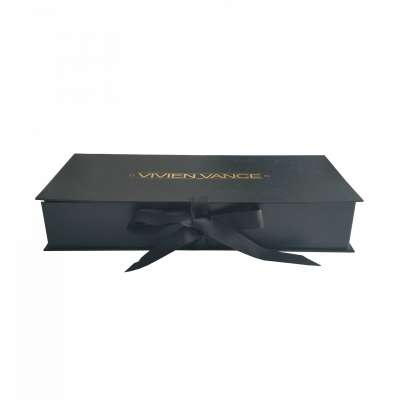 Black and gold logo packaging box ideas for Christmas