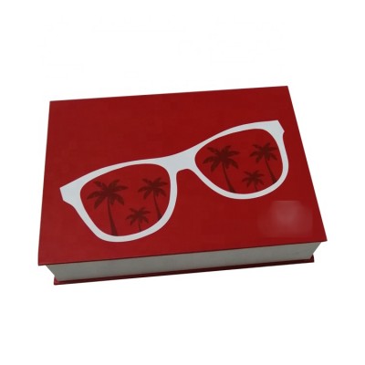 OEM cardboard paper luxury beauty summer sunglass packing high quality gift box with EVA foam inside