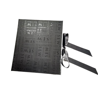 Luxury Hair extension custom black magnetic flap rigid folding gift packaging with magnetic closure