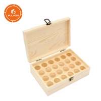 Hot Sale Wooden Essential Oil Box With Slot and Clear Window